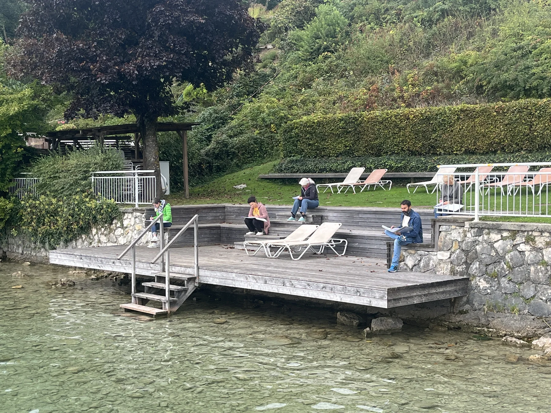 Persönliche Reflexion direkt am Wasser