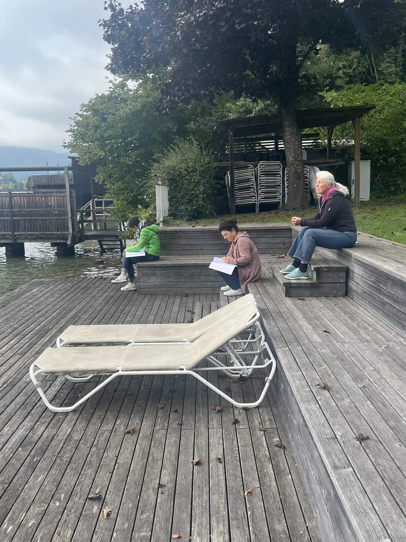 Stille Arbeit in der Natur